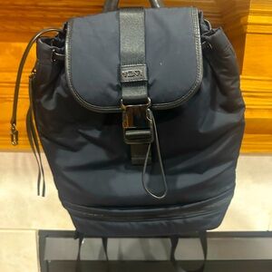 Tumi black backpack